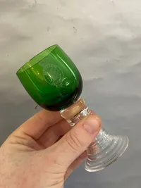 Ekstremt sjældent glas brugt og anvendt på kongeskibet Dannebrog af Kong Christian X