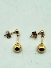 Ørevedhæng 14 karat guld vægt 1.3 Gram