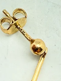 Ørevedhæng 14 karat guld vægt 1.3 Gram