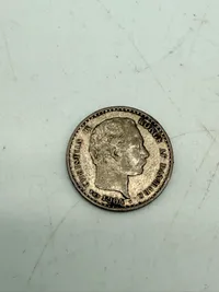 Dansk 10 øre af sølv fra 1904