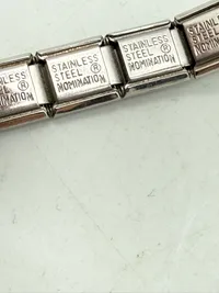 Nomination Composable armbånd med indlæg af 18 karat guld