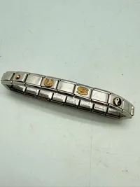 Nomination Composable armbånd med indlæg af 18 karat guld