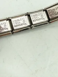 Nomination Composable armbånd med indlæg af 18 karat guld