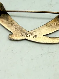 National D.N.S.A.P broche med lurerene typisk givet som kvindegave i LAT, (Landsarbejdstjenesten) original, 830
sølv
