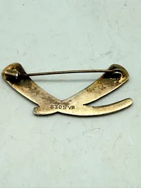 National D.N.S.A.P broche med lurerene typisk givet som kvindegave i LAT, (Landsarbejdstjenesten) original, 830
sølv