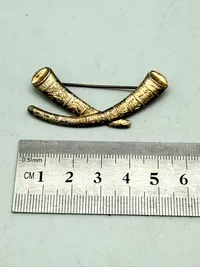 National D.N.S.A.P broche med lurerene typisk givet som kvindegave i LAT, (Landsarbejdstjenesten) original, 830
sølv