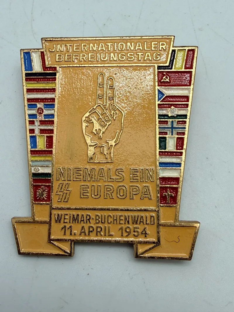 Buchenwald minde nål fra 1954, original