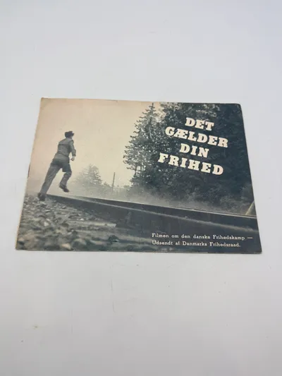 Sjælden dansk film pjece fra ww2. Original
