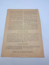 Tysk propaganda blad forklædt som dansk illegalt blad, sjældent originalt