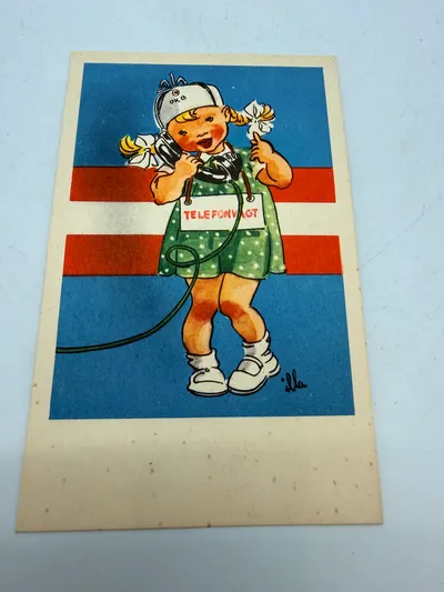 Sjældent  postkort fra befrielsesdagene, originalt