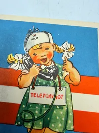 Sjældent  postkort fra befrielsesdagene, originalt