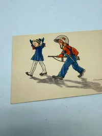 Sjældent  postkort fra befrielsesdagene, originalt