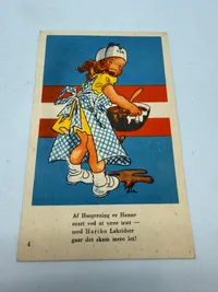 Sjældent  postkort fra befrielsesdagene, originalt