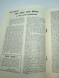 Svensk Nazistisk avis WW2 ekstremt sjælden