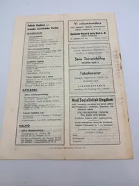 Svensk Nazistisk avis WW2 ekstremt sjælden