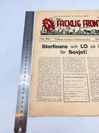 Svensk Nazistisk Blad WW2, ekstremt sjælden