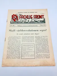 Svensk Nazistisk blad WW2, ekstremt sjælden