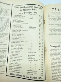 Svensk Nazistisk blad WW2, ekstremt sjælden
