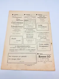 Svensk Nazistisk blad WW2, ekstremt sjælden
