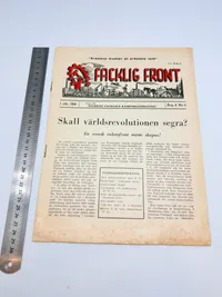 Svensk Nazistisk blad WW2, ekstremt sjælden