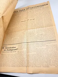 Svensk Nazistisk blad WW2, ekstremt sjælden