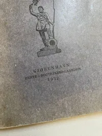 Original dansk lærebog fra hæren - 1932