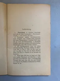 Original dansk lærebog fra hæren - 1932