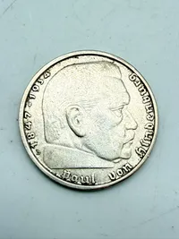Tysk 2 RM af sølv, original