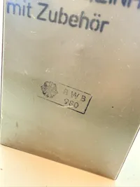 Tysk komplet bunke sæt brugt i den Tyske hær efter WW2