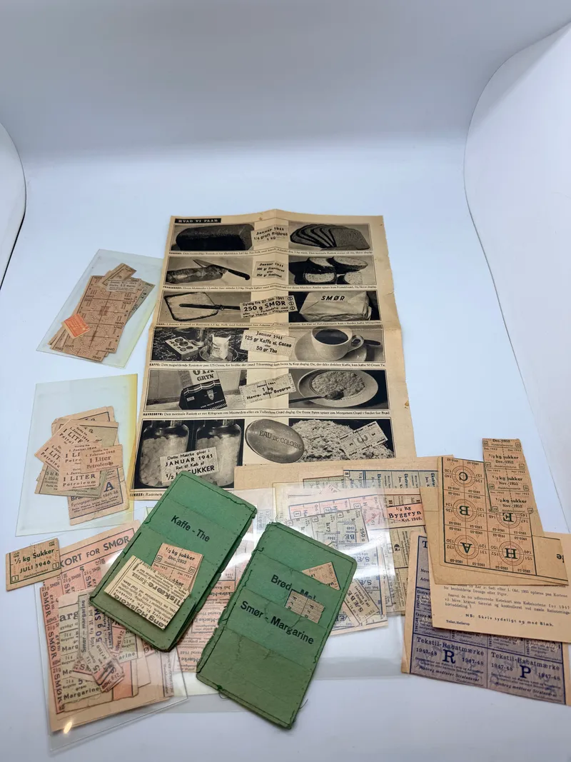 Lot rationerings mærker WW2 og efter