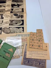 Lot rationerings mærker WW2 og efter