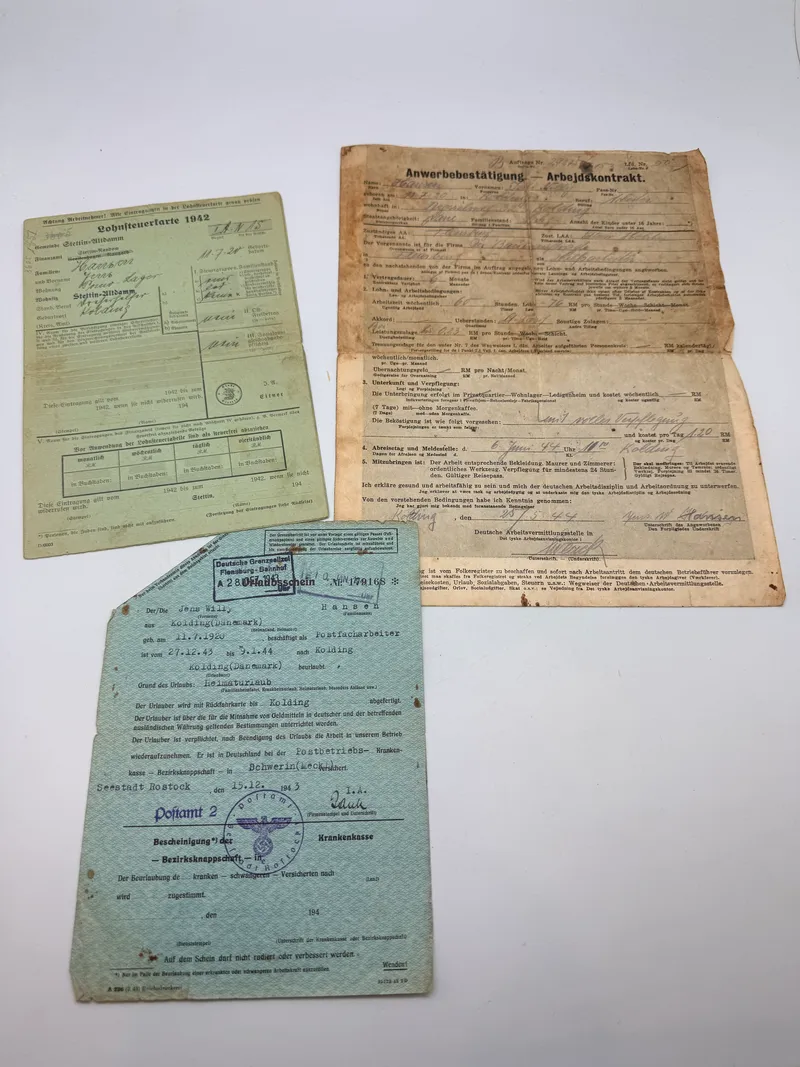 Lot fra Dansk Tysklandsarbejder WW2