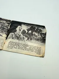 Sort propaganda smidt ned over Tyske byer WW2 og forbundet med Dødsstraf at besside, original