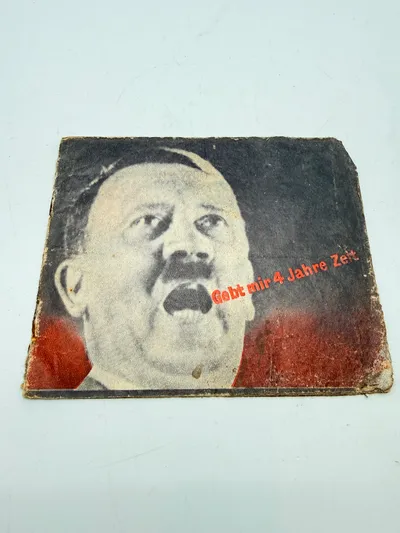 Sort propaganda smidt ned over Tyske byer WW2 og forbundet med Dødsstraf at besside, original