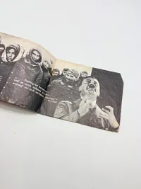 Sort propaganda smidt ned over Tyske byer WW2 og forbundet med Dødsstraf at besside, original