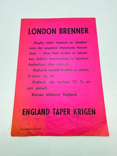 Norsk Nazistisk propaganda, original