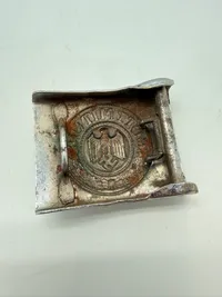 Tysk Hær forkromet parade bælte, original