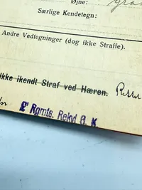 Dansk soldaterbog rekyl corps