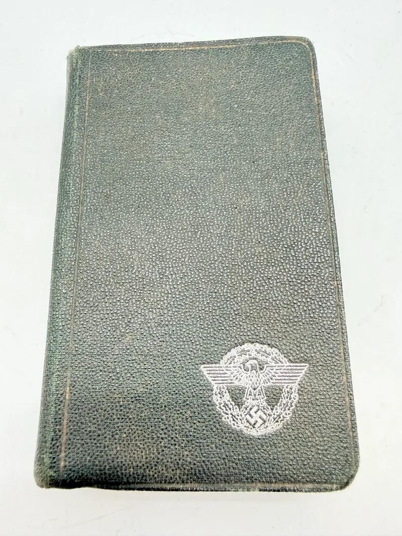 Tysk politi håndbog fra 1938, original