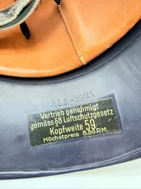German LUFTSCHUTZ M38 GLADIATOR HELMET, original