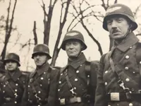German LUFTSCHUTZ M38 GLADIATOR HELMET, original