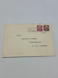 Tysk ww2 konvolut sendt til Danmark, original