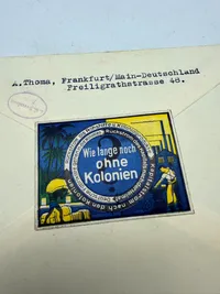 Tysk ww2 konvolut sendt til Danmark, original