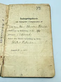 Dansk soldaterbog rekyl corps