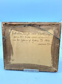 Billede af norsk hus med god ww2 historie på bagsiden