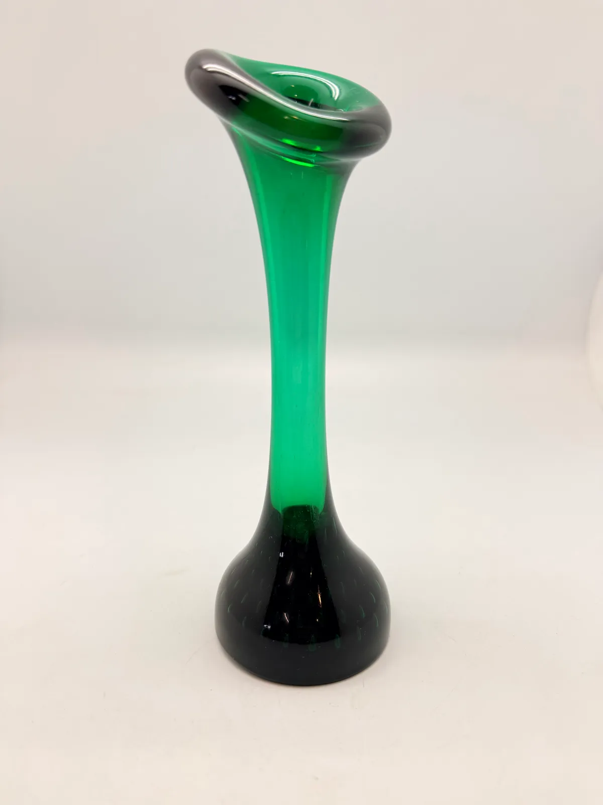"knoglevase" (bone vase) produceret af det svenske glasværk Åseda Glasbruk i 1960'erne