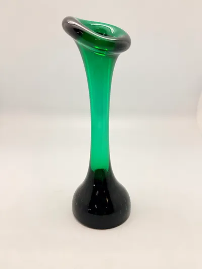 "knoglevase" (bone vase) produceret af det svenske glasværk Åseda Glasbruk i 1960'erne