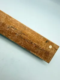 Træ æske til mundharmonika fra tiden omkring ww2. Original