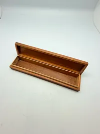 Træ æske til mundharmonika fra tiden omkring ww2. Original
