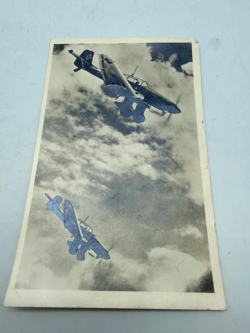 Tysj Stuka postkort, originalt